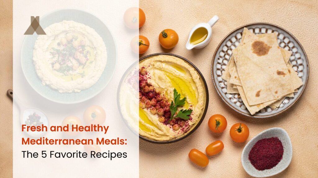 Example of Mediterranean food for article about fresh and healthy Mediterranean meals.